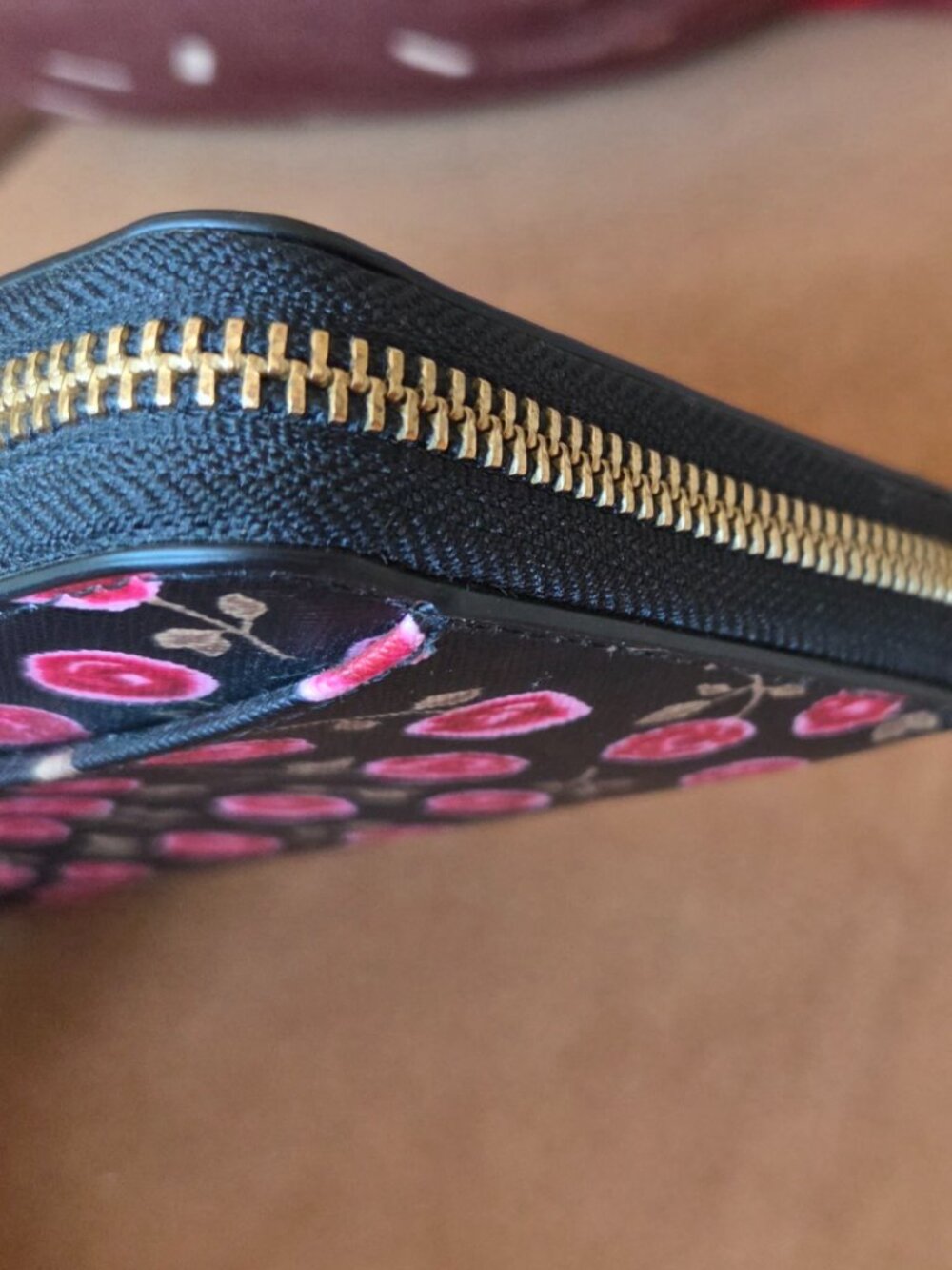 Kate Spade ♠️ "Hazy Rose," Zip-around Continental Wallet - Picture 7 of 12